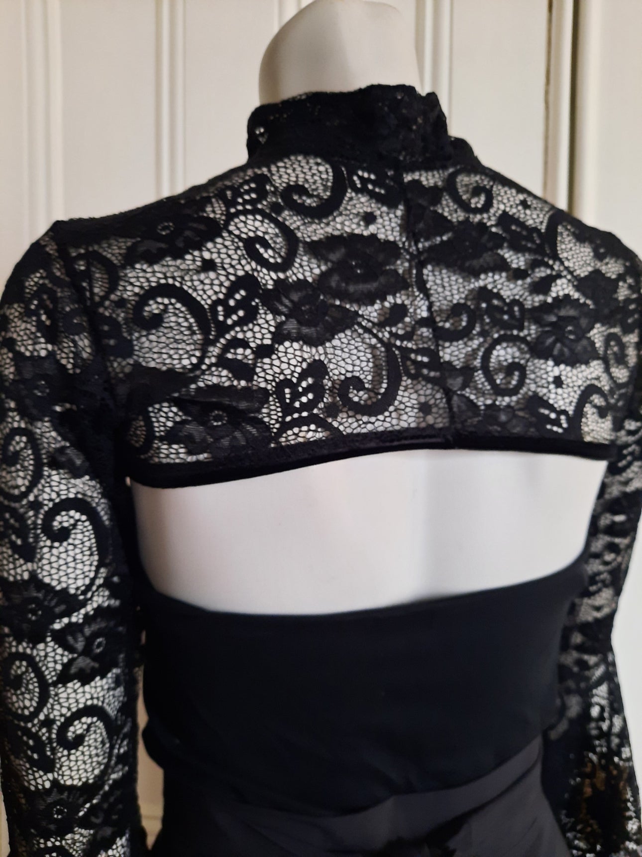 Shadow Sleeves Sheer Black lace Shrug Big sleeve Witch Topper