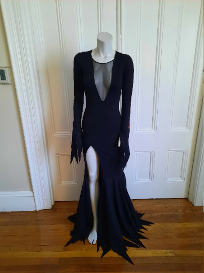 Addams Family Musical Morticia 2 way gown